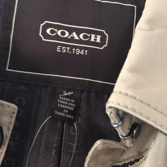 Coach Tan Trench Coat - Picture 4 of 7